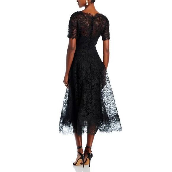 RICKIE FREEMAN FOR TERI JON Lace Midi Dress US 16 $860 - Picture 2 of 9